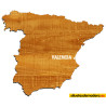 Mapa de España (de madera)